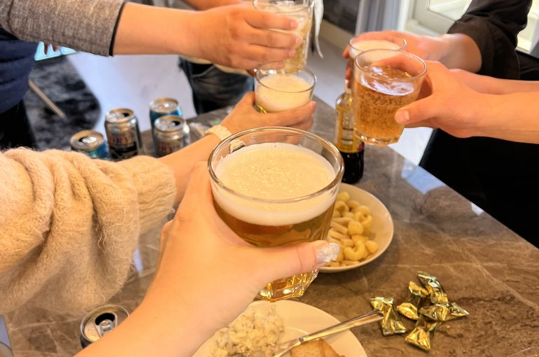 Photo of a toast